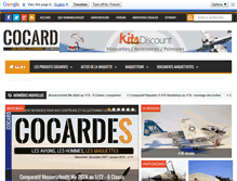 Tablet Screenshot of cocardes.com